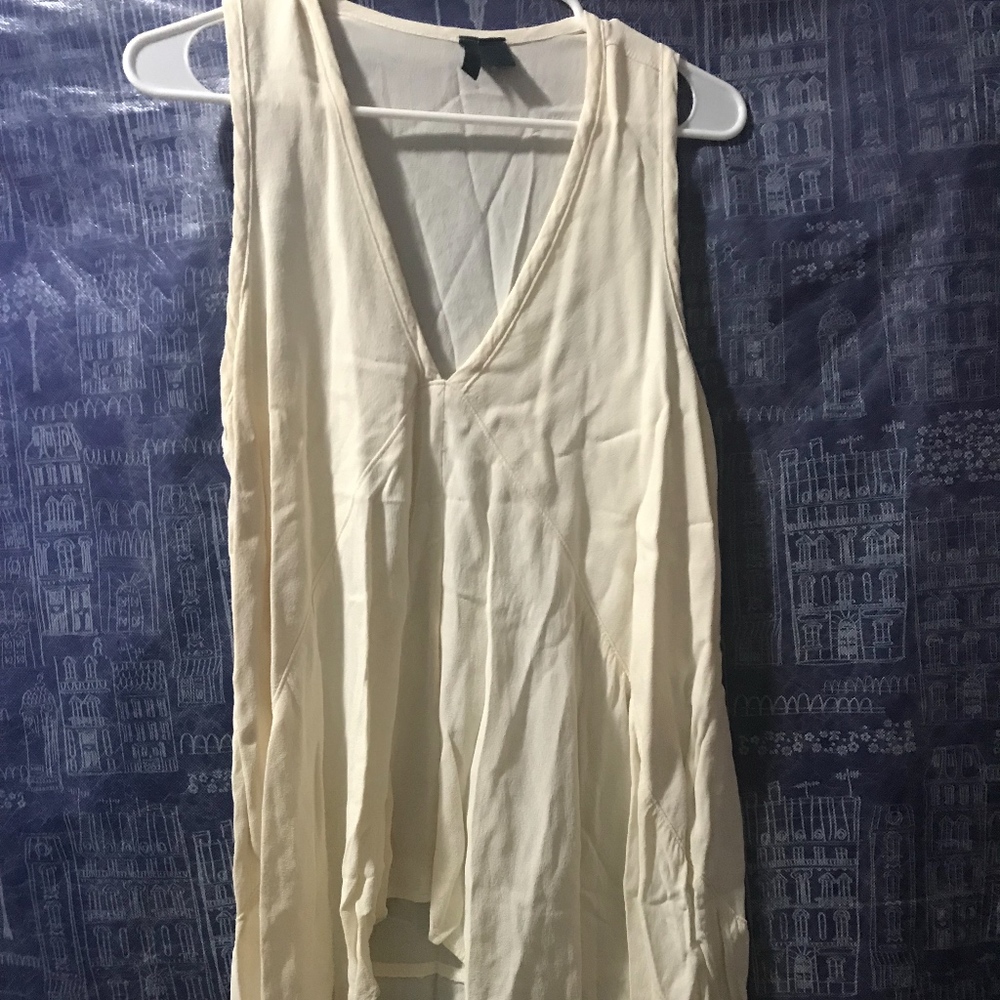 left of center anthropologie cream